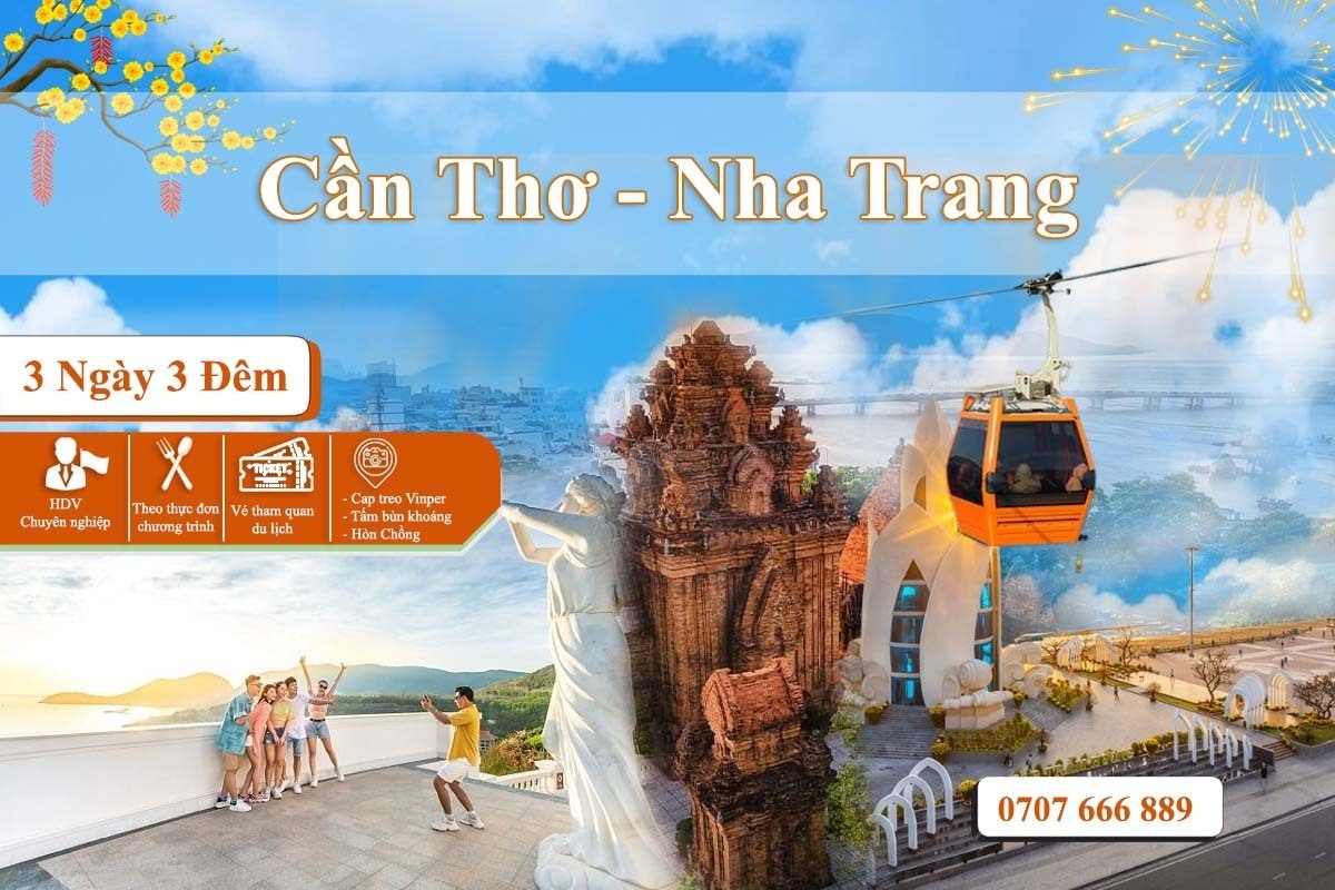 Tour Cần Thơ – Nha Trang Tết 2026